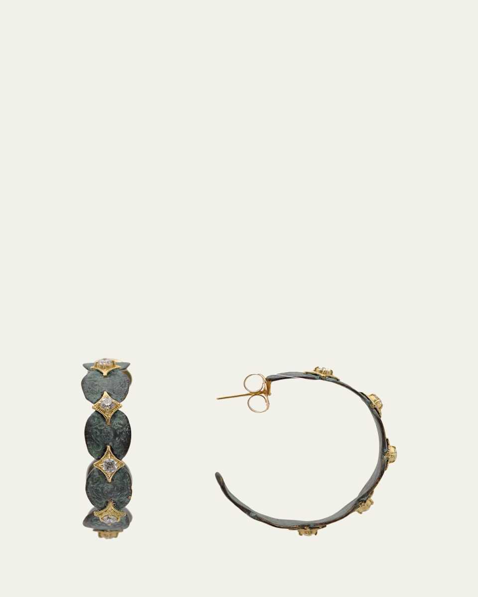 Old World 35mm Art Hoop Earrings